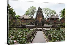Facade of the Pura Taman Saraswati Temple, Ubud, Bali, Indonesia-null-Stretched Canvas