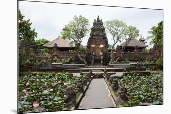 Facade of the Pura Taman Saraswati Temple, Ubud, Bali, Indonesia-null-Mounted Photographic Print