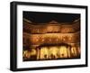 Facade of the Raffles Hotel at Night in Singapore, Southeast Asia-Steve Bavister-Framed Photographic Print