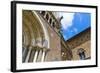 Facade of the San Pietro church, Tuscania, Viterbo, Latium, Italy.-Nico Tondini-Framed Photographic Print