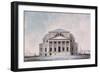 Facade of the Stock Exchange Building in Saint Petersburg, 1783-Giacomo Antonio Domenico Quarenghi-Framed Giclee Print