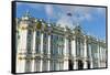 Facade of the Winter Palace, the State Hermitage Museum, UNESCO World Heritage Site, St. Petersburg-Miles Ertman-Framed Stretched Canvas