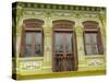 Facade of Traditional Singaporean Colonial Building in Arab Quarter, Colonial District, Singapore-Richard Nebesky-Stretched Canvas