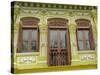 Facade of Traditional Singaporean Colonial Building in Arab Quarter, Colonial District, Singapore-Richard Nebesky-Stretched Canvas