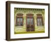 Facade of Traditional Singaporean Colonial Building in Arab Quarter, Colonial District, Singapore-Richard Nebesky-Framed Photographic Print