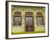 Facade of Traditional Singaporean Colonial Building in Arab Quarter, Colonial District, Singapore-Richard Nebesky-Framed Photographic Print