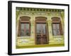 Facade of Traditional Singaporean Colonial Building in Arab Quarter, Colonial District, Singapore-Richard Nebesky-Framed Photographic Print