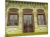 Facade of Traditional Singaporean Colonial Building in Arab Quarter, Colonial District, Singapore-Richard Nebesky-Mounted Photographic Print