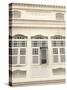 Facade of Traditional Singaporean Colonial Building, Little India, Singapore, Southeast Asia-Richard Nebesky-Stretched Canvas