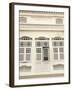 Facade of Traditional Singaporean Colonial Building, Little India, Singapore, Southeast Asia-Richard Nebesky-Framed Photographic Print