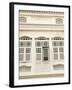 Facade of Traditional Singaporean Colonial Building, Little India, Singapore, Southeast Asia-Richard Nebesky-Framed Photographic Print