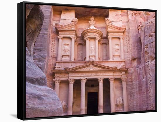 Facade of Treasury (Al Khazneh), Petra, Jordan-Keren Su-Framed Stretched Canvas