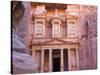 Facade of Treasury (Al Khazneh), Petra, Jordan-Keren Su-Stretched Canvas