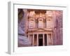 Facade of Treasury (Al Khazneh), Petra, Jordan-Keren Su-Framed Premium Photographic Print