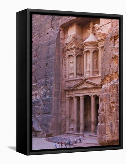 Facade of Treasury (Al Khazneh), Petra, Jordan-Keren Su-Framed Stretched Canvas