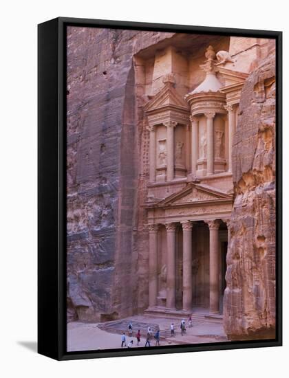 Facade of Treasury (Al Khazneh), Petra, Jordan-Keren Su-Framed Stretched Canvas