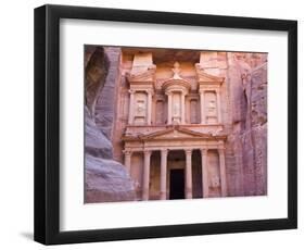 Facade of Treasury (Al Khazneh), Petra, Jordan-Keren Su-Framed Photographic Print