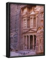 Facade of Treasury (Al Khazneh), Petra, Jordan-Keren Su-Framed Photographic Print