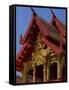 Facade of Wat Phra Singh Temple, Chiang Mai, Chiang Mai Province, Thailand, Southeast Asia, Asia-Ben Pipe-Framed Stretched Canvas