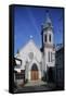 Facade, Roman-Catholic Church, Motomachi Neighborhood, Hakodate, Hokkaido, Japan-null-Framed Stretched Canvas