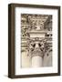 Facade Sculpture of Church of the Holy Cross (Chiesa Di Santa Croce), Lecce, Apulia, Italy-Ivan Vdovin-Framed Photographic Print