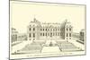 Facade Sur Le Jardin De L'Hotel Du Grand Prieur; D'Apres I Marot-null-Mounted Giclee Print