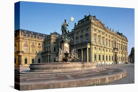 Facade, Wurzburg Residence-null-Stretched Canvas