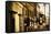 Facades In Golden Light, Old San Juan, Pr-George Oze-Framed Stretched Canvas