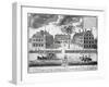 Facades of Colleges of Cambridge (Harvard University), United States of America, 18th Century-null-Framed Giclee Print