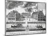 Facades of Colleges of Cambridge (Harvard University), United States of America, 18th Century-null-Mounted Giclee Print
