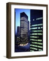 Facades of Seagram Building Designed by Ludwig Miles Van Der Rohe and Lever House-Andreas Feininger-Framed Photographic Print