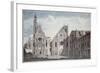 Facades of the Churches of St. Genevieve and St. Etienne Du Mont, Paris, C.1800-Angelo Garbizza-Framed Giclee Print