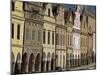 Facades on the 16th Century Town Square in the Town of Telc, South Moravia, Czech Republic-Strachan James-Mounted Photographic Print