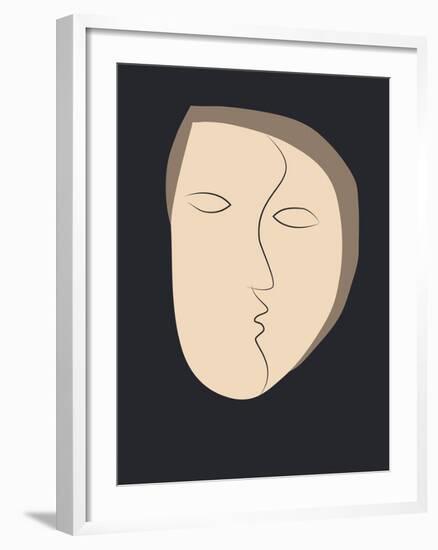 Face It 1-Design Fabrikken-Framed Art Print
