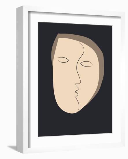 Face It 1-Design Fabrikken-Framed Art Print