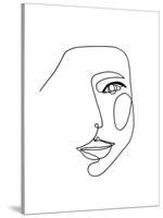 Face Line 1-Design Fabrikken-Stretched Canvas