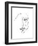 Face Line 1-Design Fabrikken-Framed Art Print