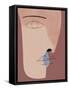 Face Me-Kit Agar-Framed Stretched Canvas