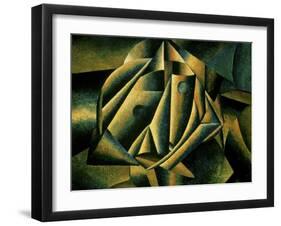 Face of a Peasant Girl, c.1912-Kasimir Malevich-Framed Giclee Print