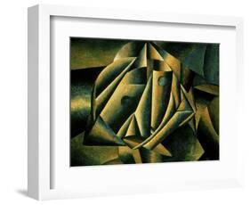 Face of a Peasant Girl, c.1912-Kasimir Malevich-Framed Giclee Print