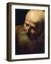 Face of Abraham, Detail of Sacrifice of Isaac-Caravaggio-Framed Giclee Print