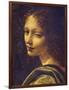 Face of Angel, Detail from Virgin of Rocks, 1483-1490-Leonardo da Vinci-Framed Giclee Print