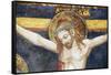 Face of Christ, Detail from Fresco Cycle Stories of Virgin-Ottaviano Nelli-Framed Stretched Canvas