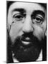 Face of French Artist Henri De Toulouse-Lautrec-null-Mounted Photographic Print
