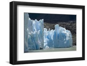 Face of Glaciar Grey (Grey Glacier) on Lago De Grey-Tony-Framed Photographic Print