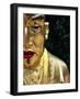 Face of Golden Buddha Statue - One Among Many at Ten Thousand Buddhas Monastery, New Territories-Andrew Watson-Framed Photographic Print