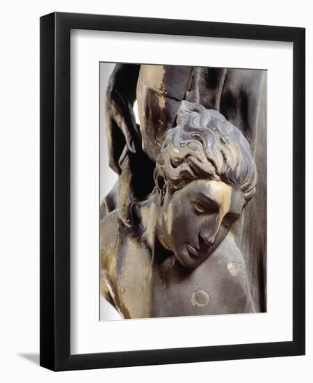 Face of Isaac, Detail from Sacrifice of Isaac-null-Framed Giclee Print