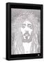 Face of Jesus Text Poster-null-Framed Poster