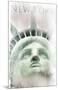 Face Of Liberty-null-Mounted Premium Giclee Print