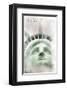 Face Of Liberty-null-Framed Art Print